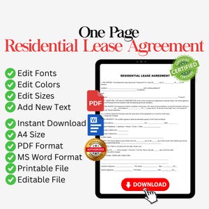 Rental Lease Agreement Form, house rental contracts, rental template, Printable rental agreement template, Apartment rental agreement