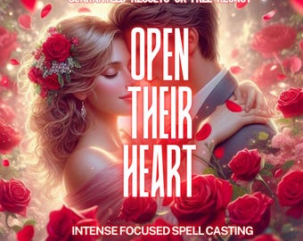 Heart Opening Ritual, Commitment & Obsession Love Spell, Powerful Love Binding with Photo Proof, SAME DAY Spell Casting