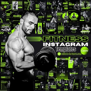 Fitnessstudio Marketing, Fitnessstudio Social Media, Fitnessstudio Instagram Post, Fitnessstudio Vorlage, Personal Trainer Instagram Post, Fitness Social Media Post, Fitness Vorlage