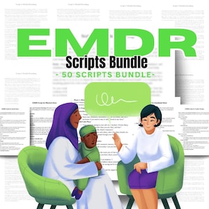 EMDR Therapy Scripts, EMDR Scripts, EMDR workbook,trauma therapy intervention,emdr tools,emdr resources,Eye Movement therapy worksheets