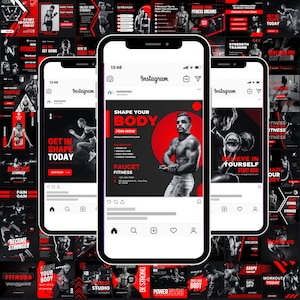 Fitness Social Media, Fitness Instagram Post, Fitness Post Canva, Fitness Marketing, Fitness Trainer, Fitness Vorlage, Personal Trainer Vorlage