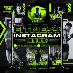 Fitness Social Media Post Canva Vorlage, Fitnessstudio Social Media, Fitnessstudio Instagram Post, Fitnessstudio Vorlage, Fitness Trainer Instagram Post, Fitness Flyer