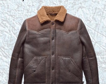 ジャケット・アウター vintage Italia lambleather jacket A-2 XL ジャケット・アウター vintage Italia lambleather jacket A-2 XL