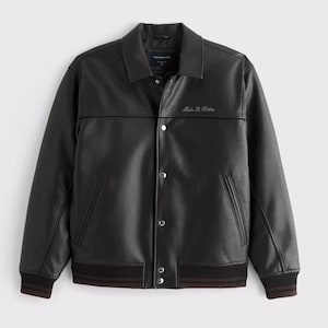 Handmade Distressed Cowhide Leather Bomber Jacket: Vintage Military Style