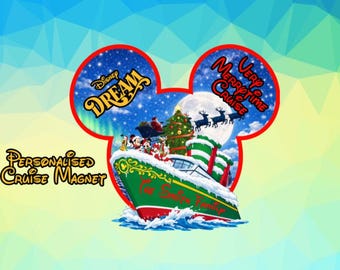 Disney Themed Custom Merrytime Cruise Magnet