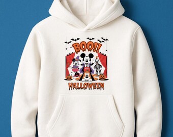 Koszulki i bluzy z kapturem na Halloween inspirowane Disneyem dla dorosłych i dzieci