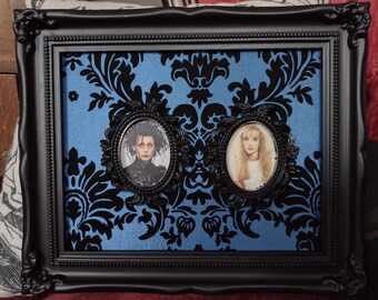 Tim Burton's Edward Scissorhands Edward and Kim Boggs gothic art