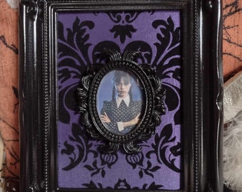 Tim Burton's Addams Family Wednesday gothic art design
