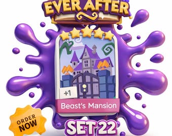 Set Mansión de la Bestia 22_Monopoly Go!!_Pegatina de 5 estrellas