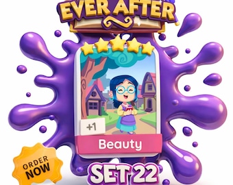 Set de belleza 22_Monopoly Go!!_Pegatina de 5 estrellas
