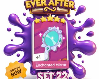 Espejo encantado, set 22_Monopoly Go!!_Pegatina de 5 estrellas