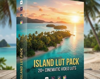 20+ ISLAND LUTs pack (video preset) for color grading videos and photos on mobile devices and desktop computers cube nature