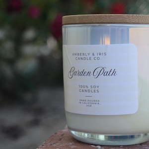 Garden Path 8oz. Floral Scented Soy Candle