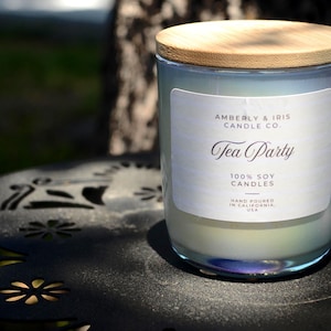 Tea Party 8oz. Fruity Scented Soy Candle