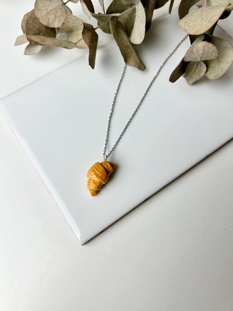croissant necklace