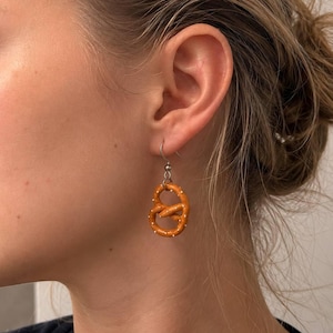 pretzel dangle earrings