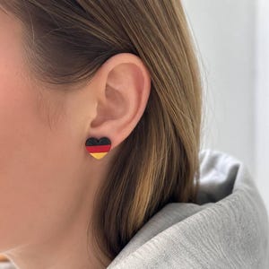 german flag earrings