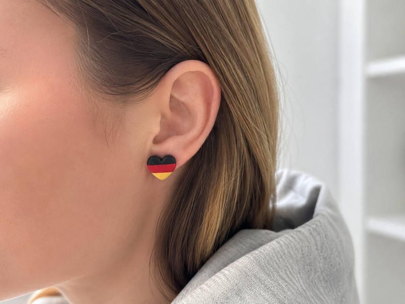 german flag earrings