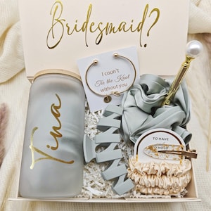 Bridesmaid proposal box, Bridesmaid Gifts, Will you be my bridesmaid box set, Maid of honor gift, Personalized Bridal Party Gift