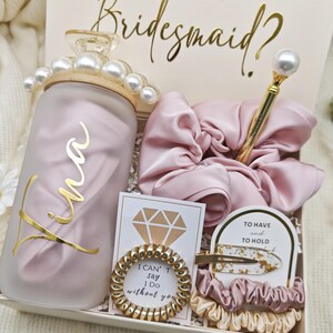 Bridesmaid proposal gift box, Perfect personalized gift, Bridesmaid, Bridesmaid custom glass, Bridesmaid proposal, Custom gift box