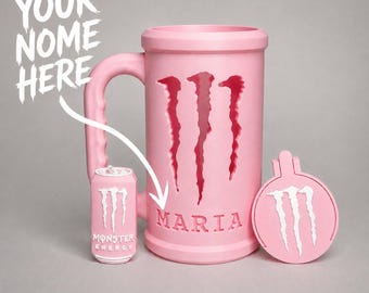 Cup Mon blikjeshouder met deksel en blikopener.