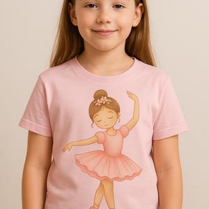 Ballet Dancer Kids Tee, Ideal for Young Dancers, Birthday Gifts, Dance Recitals, Everyday Wear, Cute Children&#39;s Apparel