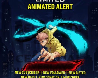 6x Anime Overlay: Animierte Alarme (Digitaler Download)