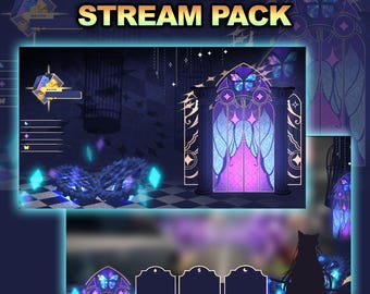 Stream overlays Luminous Descent Stream Overlay Package, Twitch, YouTube, Kick