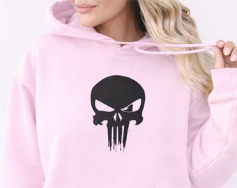 Skull Emblem Hoodie | Tactical Skull Pullover