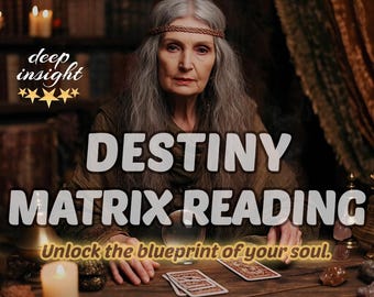 Destiny Matrix Reading – SAME HOUR Insight Into Love, Karma, Life Mission, Hidden Talents & Soul-Aligned Wealth