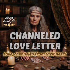 Carta de amor canalizada de tu persona: mensaje intuitivo a la misma hora, lectura psíquica del amor, conexión profunda con el alma