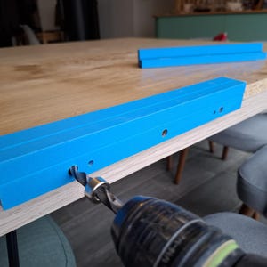Borrmall för möbelmontering - Ø8-pluggar och förborrade skruvar