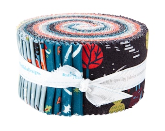 Tiny Treaters by Jill Howarth 2-1/2" Strips Rolie Polie by Riley Blake Designs