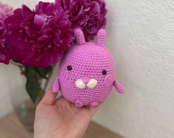 Pink Bunny Amigurumi – Soft Handmade Toy