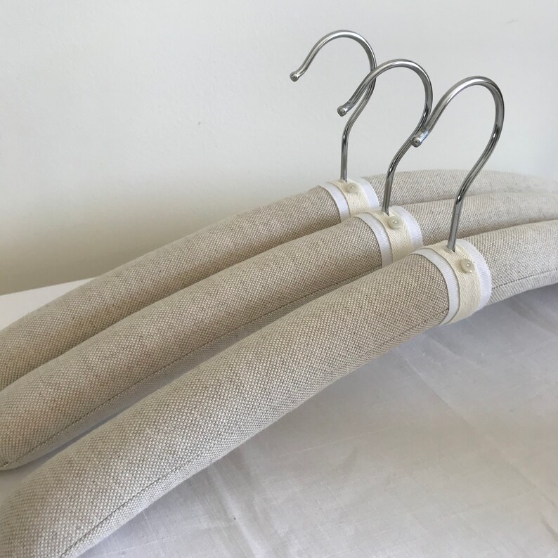 Men's Hangers Padded Hangers Linen Hangers Men's Etsy