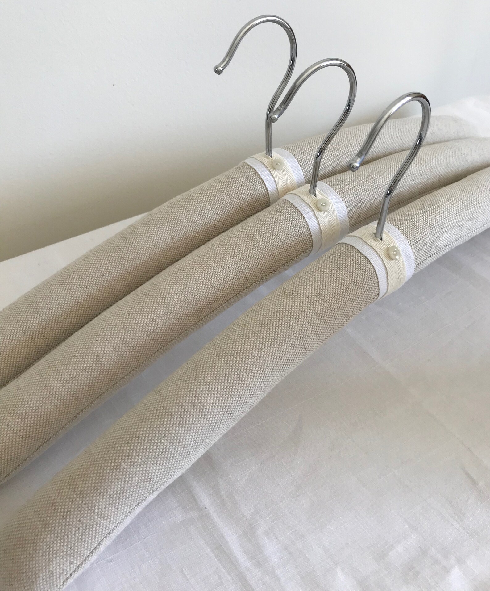 Men's Hangers Padded Hangers Linen Hangers Men's Etsy