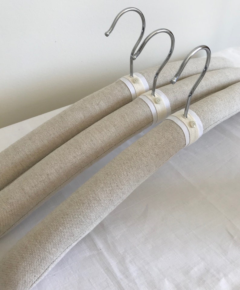 Men's Hangers Padded Hangers Linen Hangers Men's Etsy