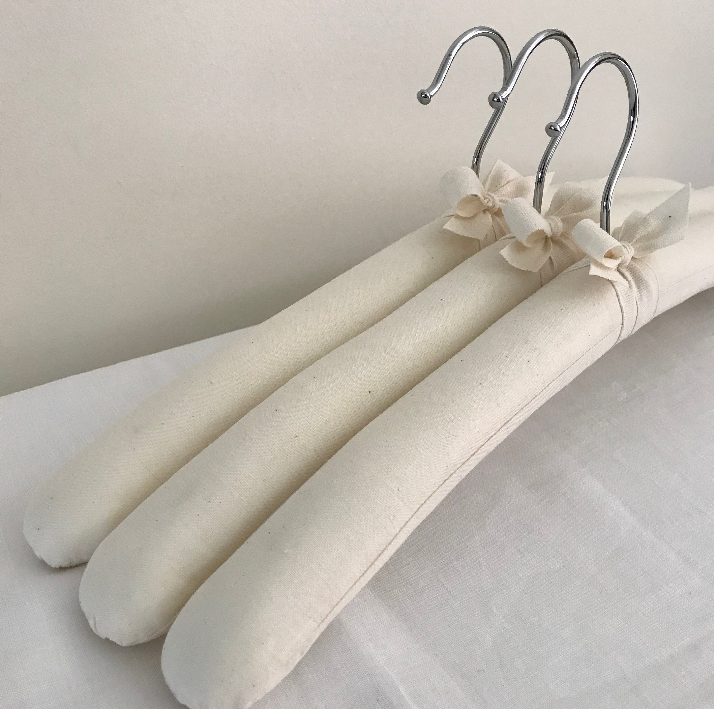 Padded Hangers Organic Hangers Padded Cotton Covered Etsy