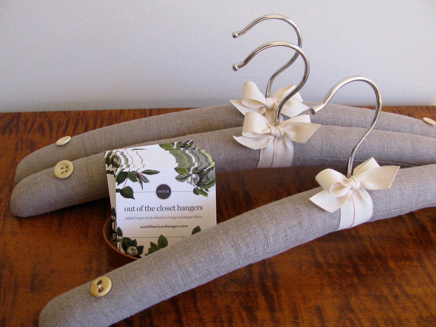 Linen Hangers Padded Hangers Belgium Linen Hangers Linen Etsy