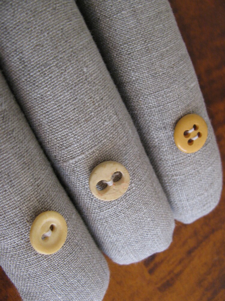 Linen Hangers Padded Hangers Belgium Linen Hangers Linen Etsy