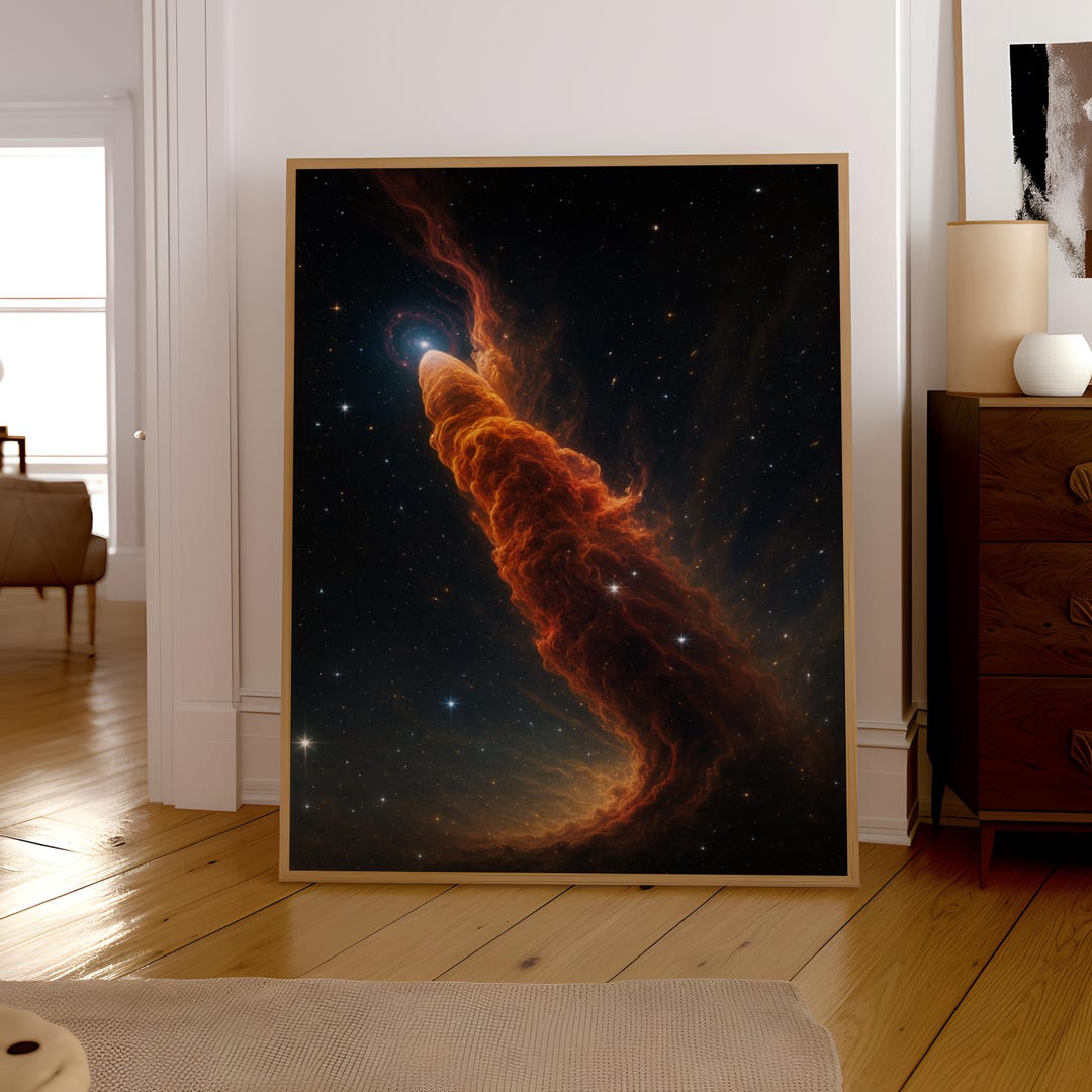 James Webb Cosmic Nebula Wall Art Print | Deep Space Astronomical Decor ...