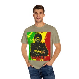 Luciano Reggae T-Shirt  Roots Reggae Icon Silhouette Tee | Rasta Music Legend | Unisex Soft Cotton Shirt