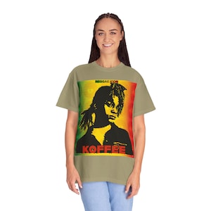 Koffee T-Shirt Modern Reggae Icon, Toast Jamaica Roots Tee