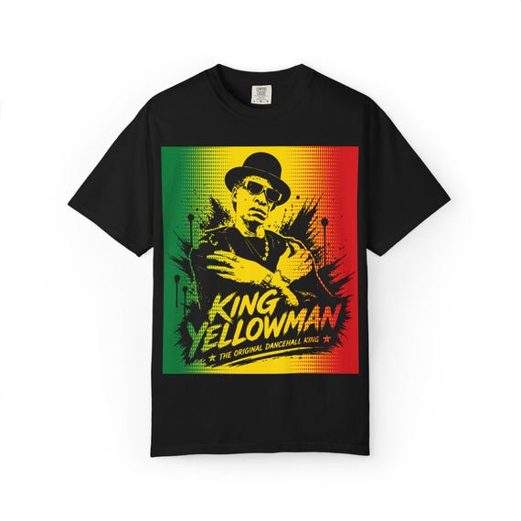 Yellowman T-shirt Dancehall Legend Tee King Yellowman Reggae Shirt