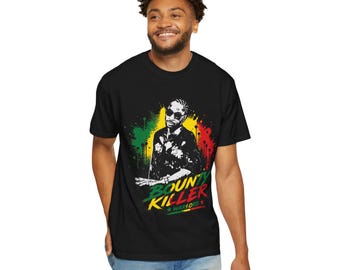 Bounty Killer Warlord T-Shirt | Dancehall Legend Tee | Reggae Streetwear | Caribbean Graphic Shirt | Dancehall Culture Tee