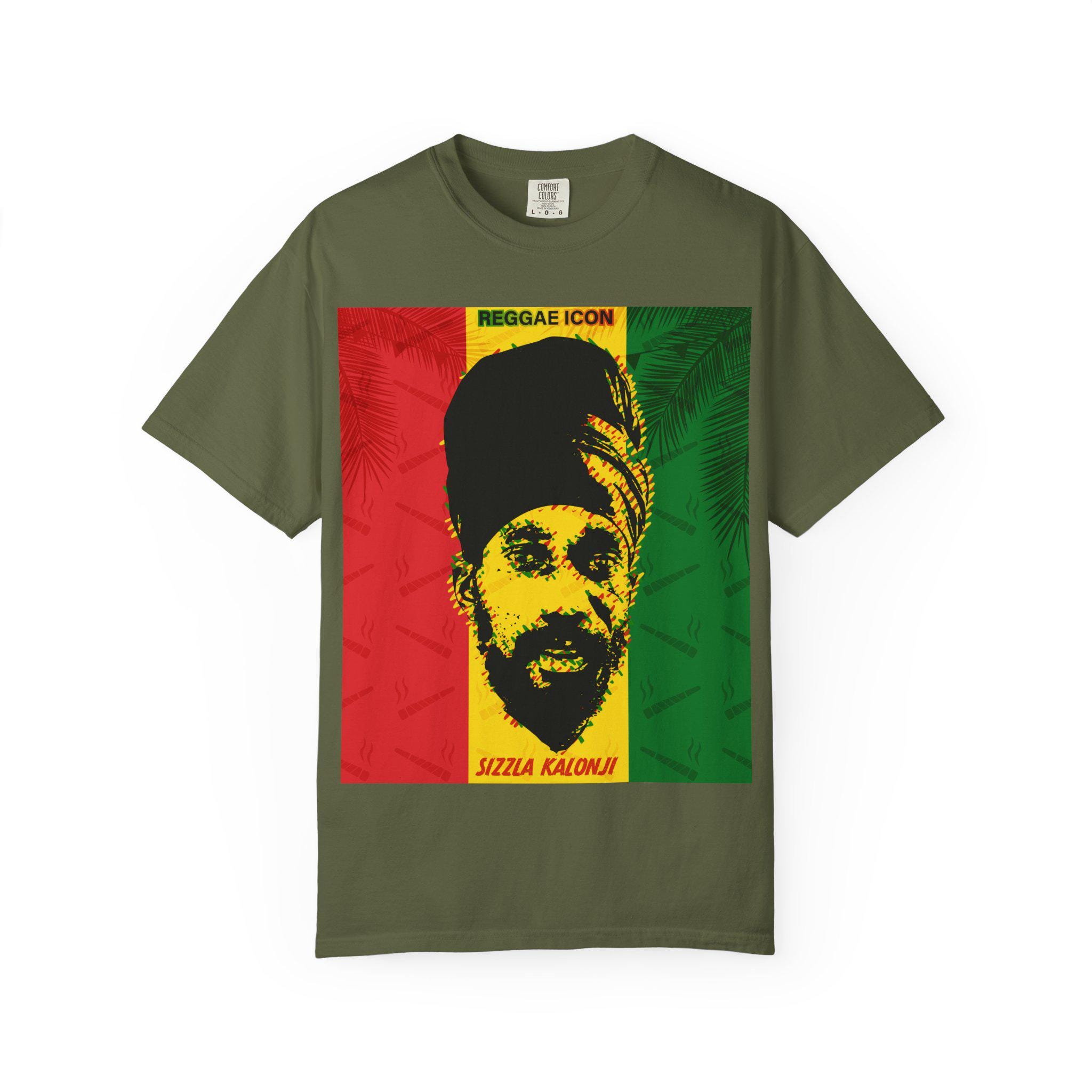 Sizzla Kalonji Reggae T-shirt Jah Rastafari Conscious Dancehall