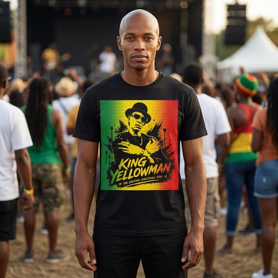 Yellowman T-shirt Dancehall Legend Tee King Yellowman Reggae Shirt