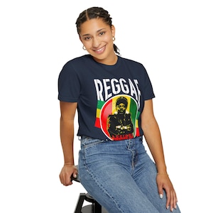 Luciano Reggae T-Shirt  Roots Reggae Icon Silhouette Tee | Rasta Music Legend | Unisex Soft Cotton Shirt