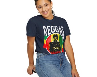 Luciano Reggae T-Shirt  Roots Reggae Icon Silhouette Tee | Rasta Music Legend | Unisex Soft Cotton Shirt, premium tee limited edition