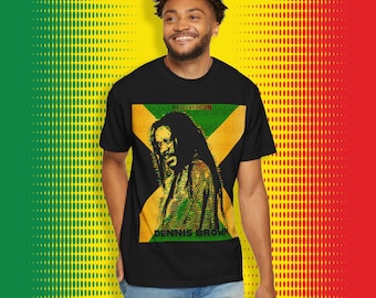 Dennis Brown Reggae T-Shirt | Crown Prince Silhouette